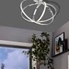 Eglo Selvina Metal Integrated LED Flush Ceiling Light Fitting 2 Eglo Selvina Metal Integrated LED Flush Ceiling Light Fitting -Eglo N41151s