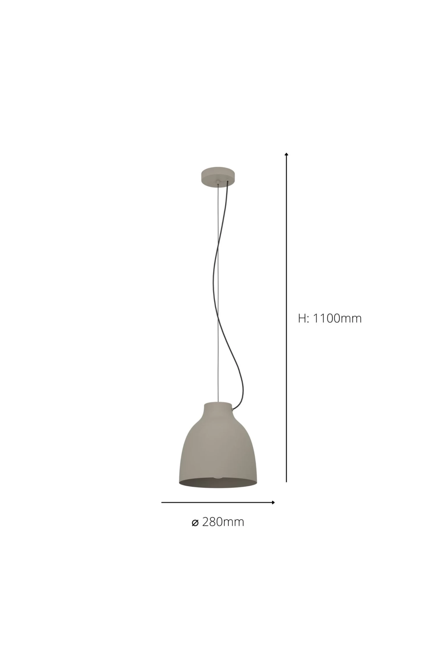 Eglo Camasca IP20 Modern Steel Ceiling Light Pendant 5 Eglo Camasca IP20 Modern Steel Ceiling Light Pendant - Image 3
