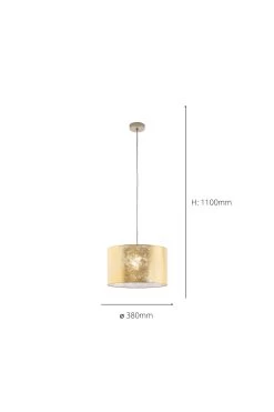 Eglo Viserbella Fabric Ceiling Light Pendant 7 Eglo Viserbella Fabric Ceiling Light Pendant -Eglo NJ7851s3
