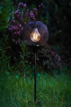 Eglo Solar Steel Mesh LED Light Table Lamp