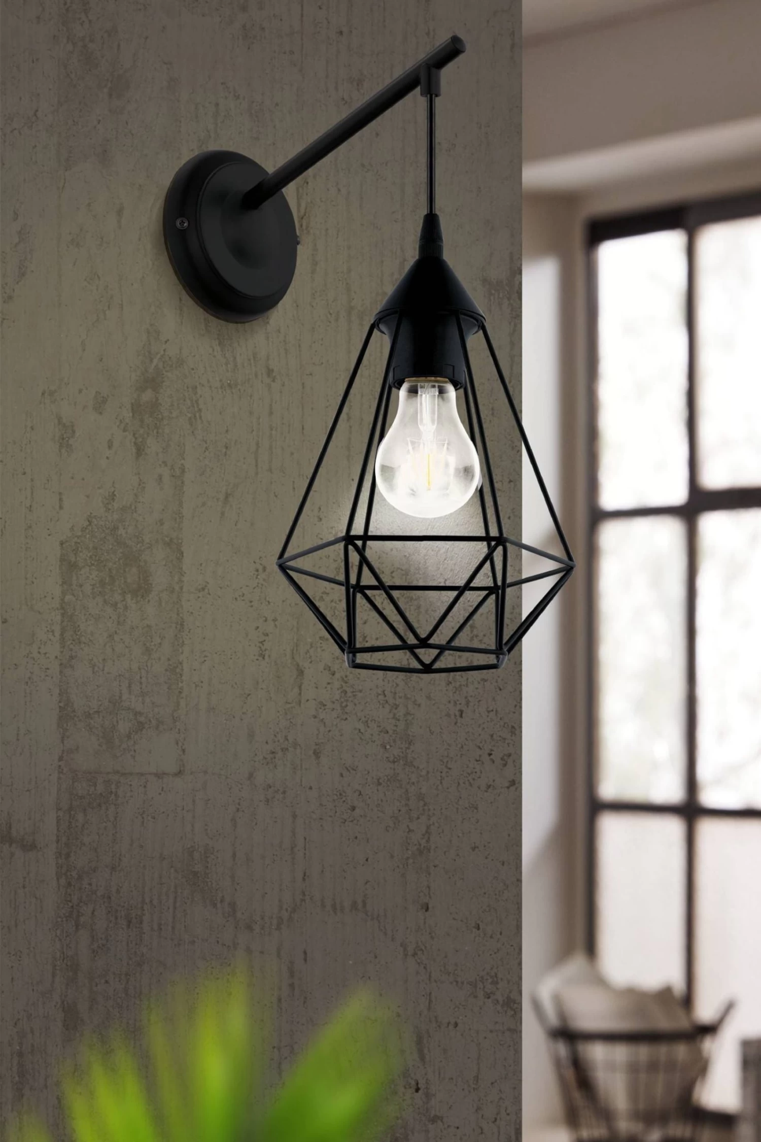 Eglo Tarbes Geometric Wall Light 3 Eglo Tarbes Geometric Wall Light