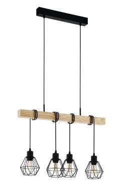 Eglo Townshend 5 Caged Ceiling Light Pendant 6 Eglo Townshend 5 Caged Ceiling Light Pendant -Eglo TG8208s2