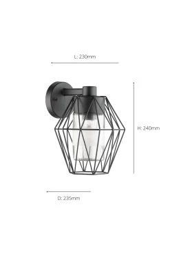 Eglo Canove Caged Outdoor Wall Light -Eglo TR0649s3