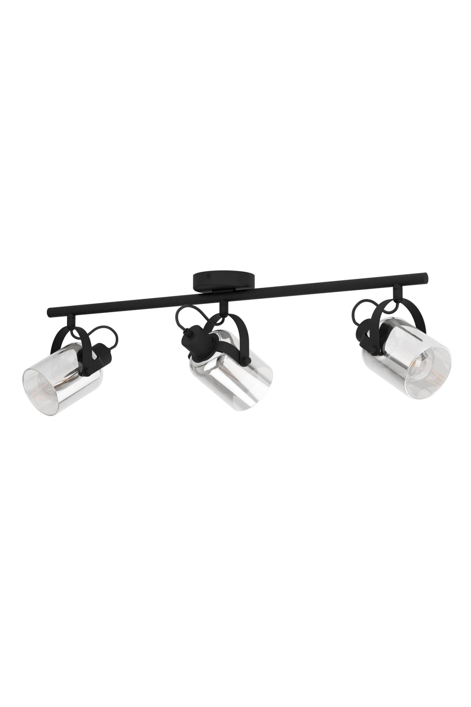 Eglo Smoked Glass Berregas 3 Light Spotlight 4 Eglo Smoked Glass Berregas 3 Light Spotlight - Image 2