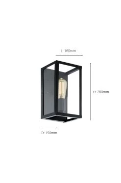 Eglo Charterhouse Caged Wall Light -Eglo U73336s3