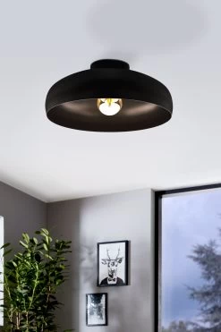Eglo Mogano 1 Light Vintage Ceiling Light