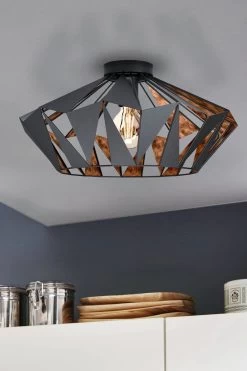 Eglo Carlton 6 1 Light Ceiling Light