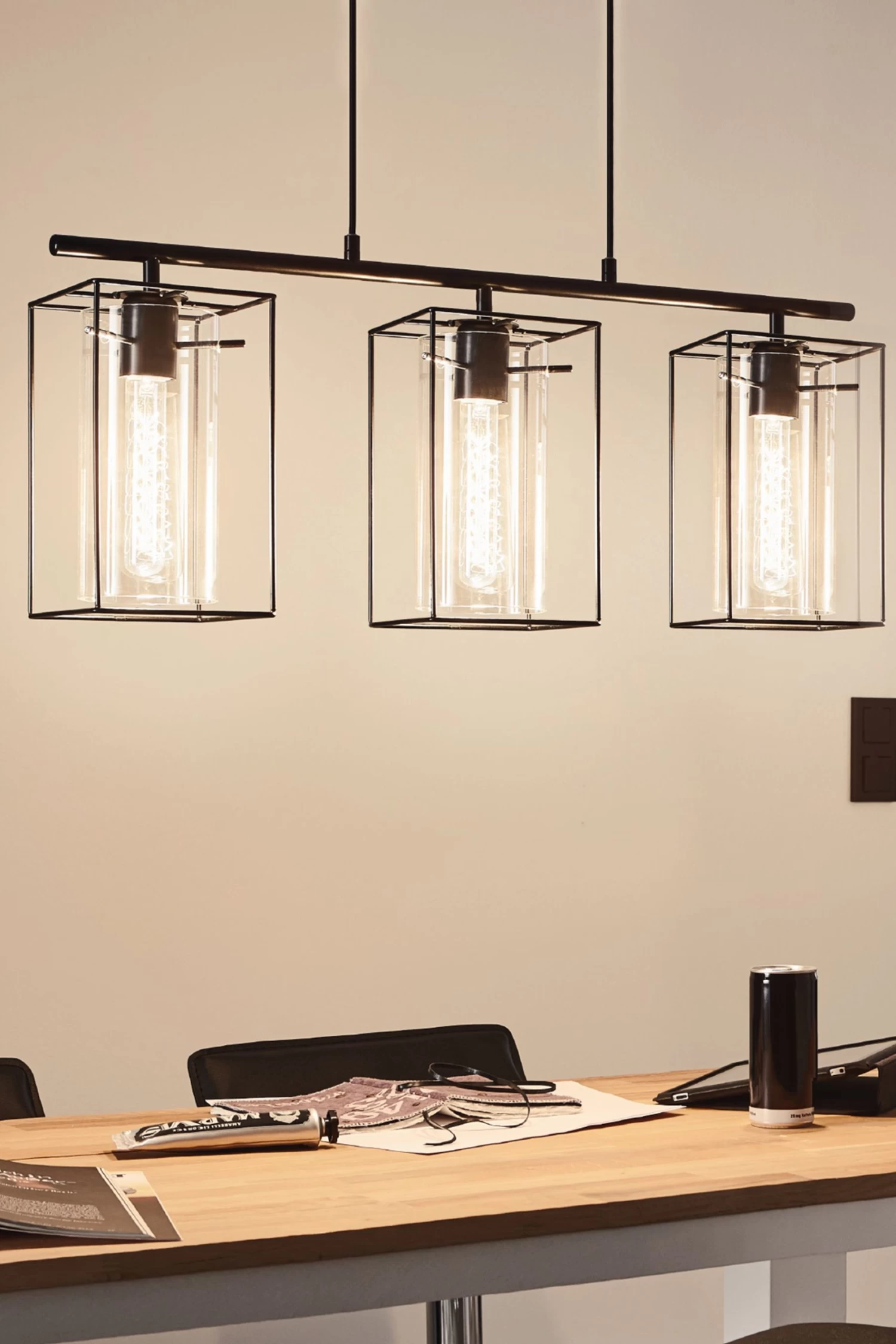 Eglo Loncino 3 Light Glass Ceiling Light Pendant 3 Eglo Loncino 3 Light Glass Ceiling Light Pendant