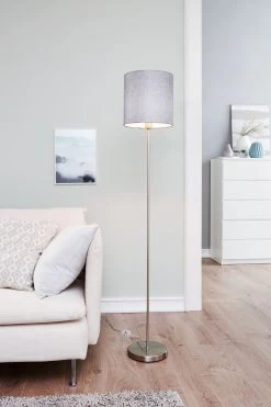 Eglo Pasteri Fabric Floor Lamp