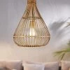 Eglo Amsfield 1 Light Rattan Teardrop Pendant -Eglo U73360s