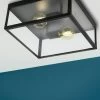 Eglo Charterhouse 2 Light Caged Ceiling Light -Eglo U73361s