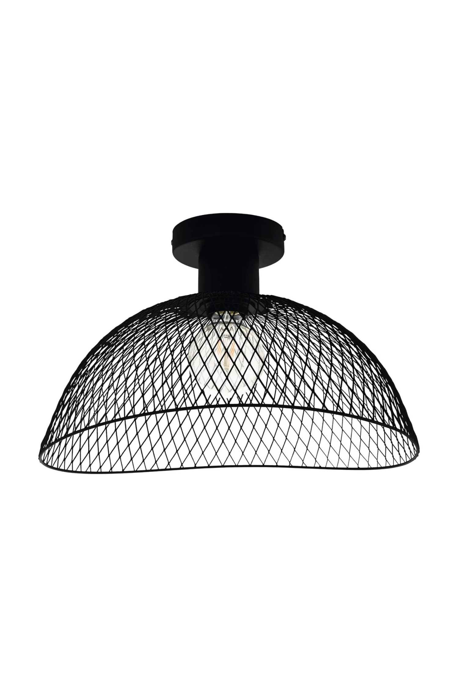 Eglo Pompeya 1 Light Industrial Mesh Ceiling Light 4 Eglo Pompeya 1 Light Industrial Mesh Ceiling Light - Image 2