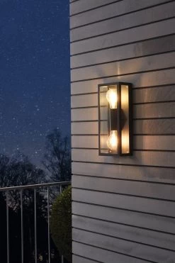 Eglo Alamonte 1 Caged Industrial Outdoor Wall Light