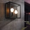 Eglo Alamonte 1 Caged Industrial Exterior Ceiling Light -Eglo UQ8451s
