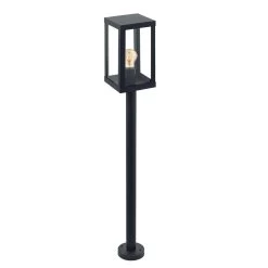 Eglo Alamonte 1 IP44 Outdoor Post Light In Black -Eglo eglo alamonte 1 ip44 outdoor post light in black p7494 15201 image