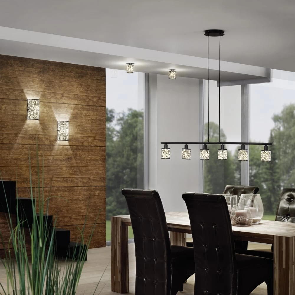 Eglo Almera Wall Light In Antique Brown 4 Eglo Almera Wall Light In Antique Brown - Image 2