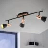Eglo Barnham Triple Bar Spotlight In Black And Copper 1 Eglo Barnham Triple Bar Spotlight In Black And Copper -Eglo eglo barnham triple bar spotlight in black and copper p15590 92393 image