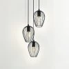 Eglo Black Newtown Three Light Cluster Cage Pendant Light 2 Eglo Black Newtown Three Light Cluster Cage Pendant Light -Eglo eglo black newtown three light cluster cage pendant light p2112 89382 image