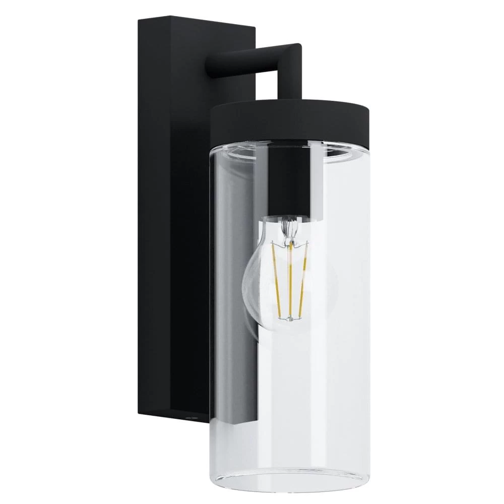 Eglo Bovolone IP44 Outdoor Wall Light In Black 4 Eglo Bovolone IP44 Outdoor Wall Light In Black - Image 2