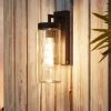 Eglo Bovolone IP44 Outdoor Wall Light In Black -Eglo eglo bovolone ip44 outdoor wall light in black p7679 92100 image