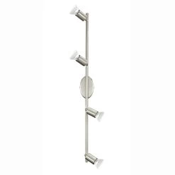 Eglo Buzz LED Four Bar Spotlight In Satin Nickel