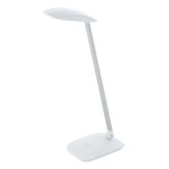 Eglo Cajero Touch Dimmable LED White Finish Desk Lamp