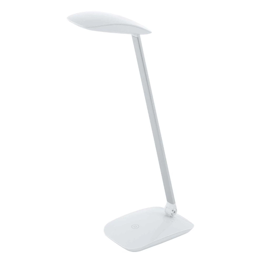 Eglo Cajero Touch Dimmable LED White Finish Desk Lamp 3 Eglo Cajero Touch Dimmable LED White Finish Desk Lamp