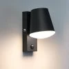 Eglo Caldiero IP44 PIR Outdoor Wall Light In Anthracite
