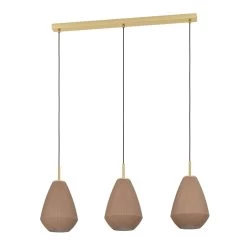 Eglo Caprarola Triple Drop Linear Pendant With Satin Sandy Coloured Glass Diffusers 13 Eglo Caprarola Triple Drop Linear Pendant With Satin Sandy Coloured Glass Diffusers -Eglo eglo caprarola triple drop linear pendant with satin sandy coloured glass diffusers p23981 93106 image