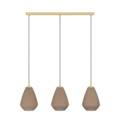 Eglo Caprarola Triple Drop Linear Pendant With Satin Sandy Coloured Glass Diffusers 14 Eglo Caprarola Triple Drop Linear Pendant With Satin Sandy Coloured Glass Diffusers -Eglo eglo caprarola triple drop linear pendant with satin sandy coloured glass diffusers p23981 93107 image