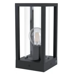 Eglo Cascinetta IP54 Exterior Pedestal Light In Black