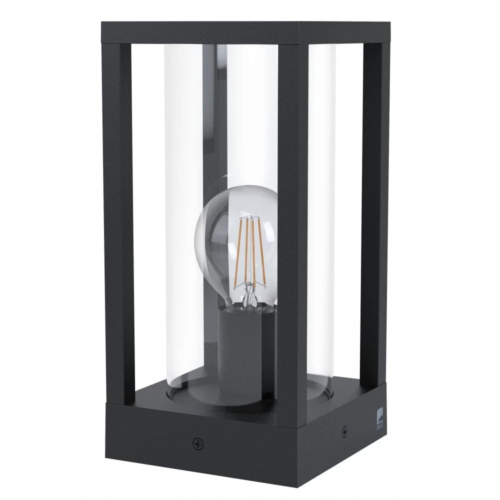 Eglo Cascinetta IP54 Exterior Pedestal Light In Black 3 Eglo Cascinetta IP54 Exterior Pedestal Light In Black