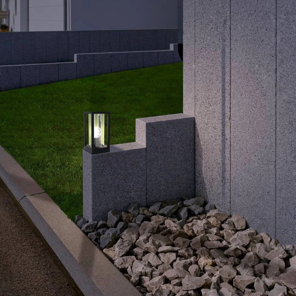 Eglo Cascinetta IP54 Exterior Pedestal Light In Black 5 Eglo Cascinetta IP54 Exterior Pedestal Light In Black - Image 3