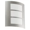 Eglo City Outdoor IP44 Stainless Steel Wall Light -Eglo eglo city outdoor ip44 stainless steel wall light p1239 3198 image