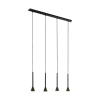 Eglo Cortaderas Four Light LED Bar Pendant In Black And Gold 2 Eglo Cortaderas Four Light LED Bar Pendant In Black And Gold -Eglo eglo cortaderas four light led bar pendant in black and gold p8698 18786 image