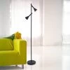 Eglo Cortaderas LED Floor Lamp In Black And Gold -Eglo eglo cortaderas led floor lamp in black and gold p8705 92343 image