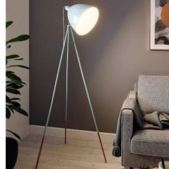 Eglo Dundee Mint Green Tripod Floor Light