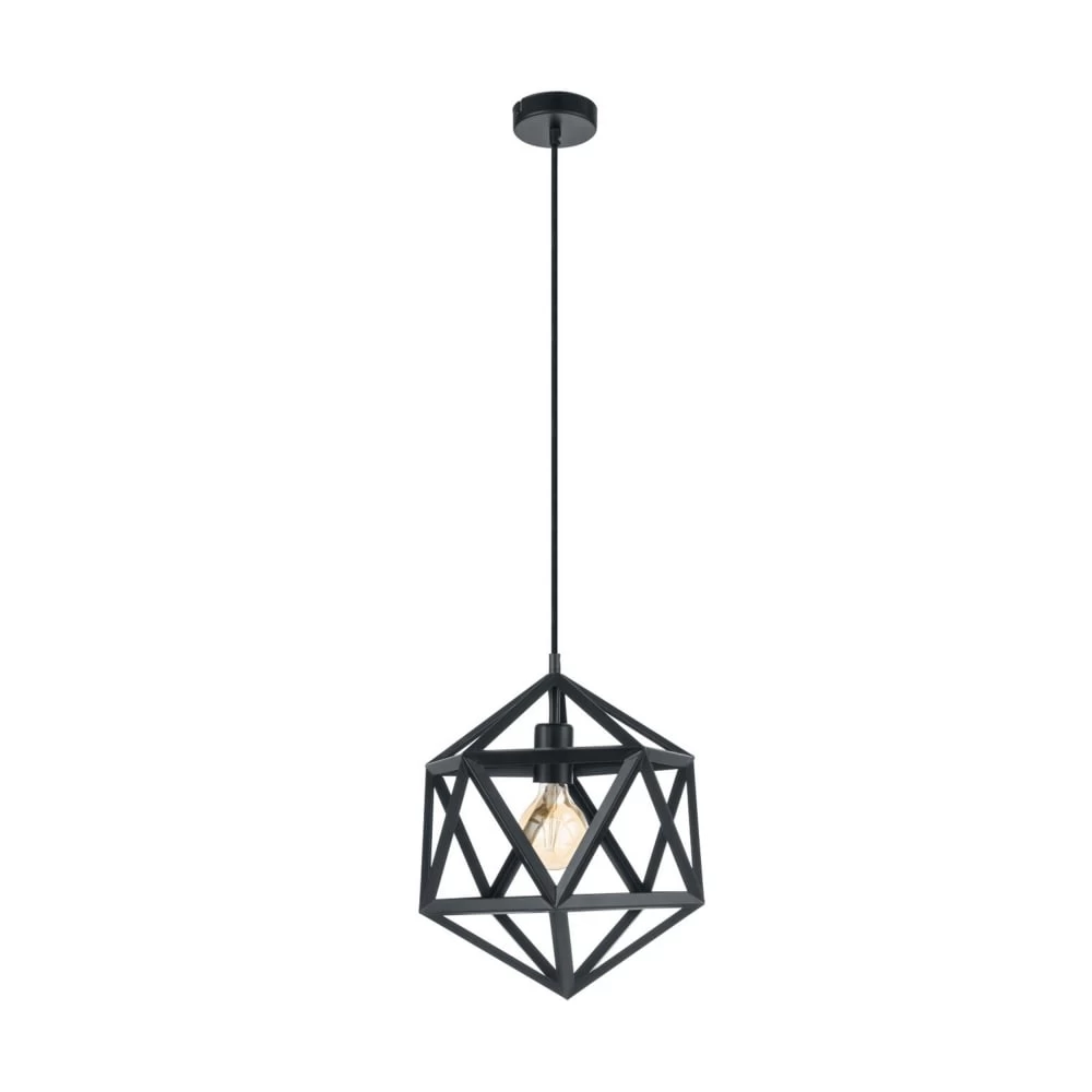 Eglo Embleton Black Geometric Pendant 4 Eglo Embleton Black Geometric Pendant - Image 2