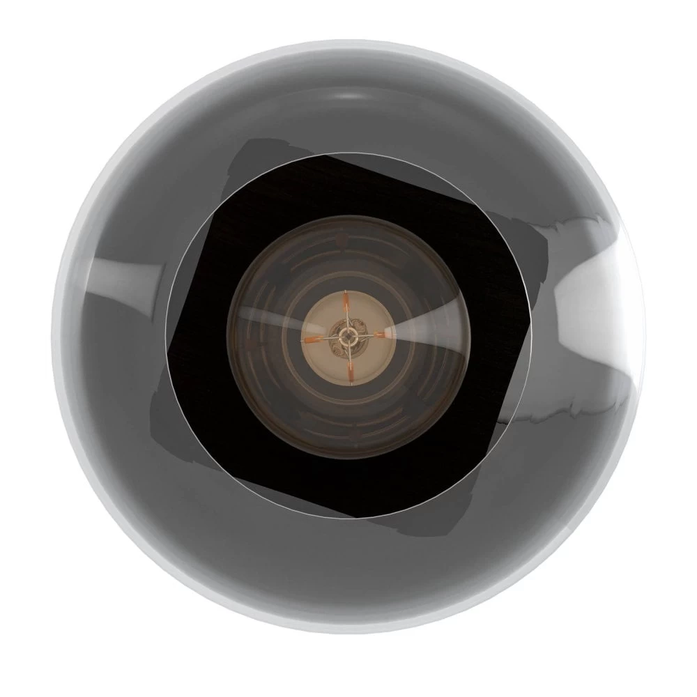 Eglo Filago Single Ceiling Light With Wooden Base & Glass Shade 6 Eglo Filago Single Ceiling Light With Wooden Base & Glass Shade - Image 4