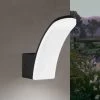Eglo Fiumicino LED IP44 Outdoor Wall Light In Black