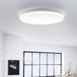Eglo Giron 1 LED Adjustable Colour Temperature Ceiling Light With Remote