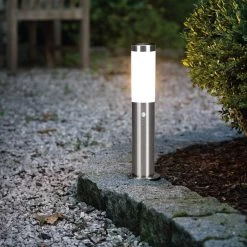 Eglo Helsinki Exterior PIR Pedestal Light