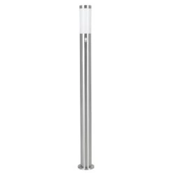 Eglo Helsinki Exterior PIR Post Light In Stainless Steel