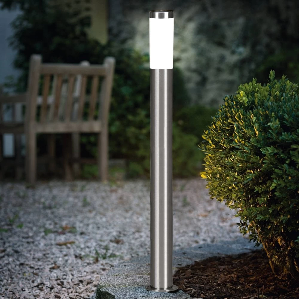 Eglo Helsinki Exterior Post Light In Stainless Steel 3 Eglo Helsinki Exterior Post Light In Stainless Steel