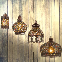 Eglo Jadida Antique Copper Pendant Light 220 -Eglo eglo jadida antique copper pendant light 220 p6159 11321 image