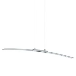 Eglo Lasana Double LED Bar Pendant In Chrome -Eglo eglo lasana double led bar pendant in chrome p5082 92223 image