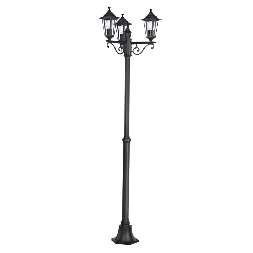 Eglo Laterna 4 Black IP44 Exterior Cast Aluminium Post Light 3 Eglo Laterna 4 Black IP44 Exterior Cast Aluminium Post Light