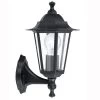 Eglo Laterna 4 Black IP44 Exterior Cast Aluminium Up Wall Light -Eglo eglo laterna 4 black ip44 exterior cast aluminium up wall light p1349 3149 image