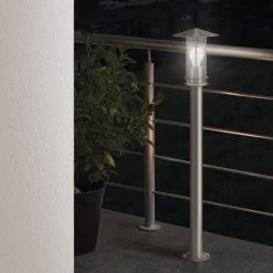 Eglo Lisio Outdoor IP44 Stainless Steel Post Light