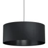 Eglo Maserlo 1 Black 530mm E27 Pendant Light -Eglo eglo maserlo 1 black 530mm e27 pendant light p15717 92417 image
